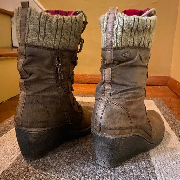 Roxy women’s wedge boots - Picture 4 of 8